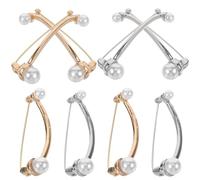 GALPADA Broches de Perlas para Ropa de Aleación, 8 Piezas, Imperdibles Decorativos y Funcionales para Pantalones y Vestidos en Fiestas o Negocios