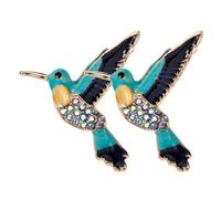 GALPADA Broches Mujer Colibrí de Aleación Vintage 2 Piezas, Broche Elegante para Ropa Casual y Eventos, Accesorio de Joyería Creativo para Mujeres
