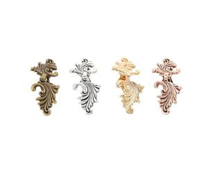 GALPADA Broches para Mujer en Aleación Vintage y Retro, 4 Pares, Uso Sencillo y Versátil para Conjunto de Estación y Otoño o Ropa Diaria