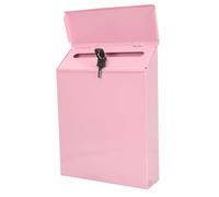 GALPADA Buzón de Correo Doméstico de Hierro Montado en Pared, Caja para Cartas Función Multifunción, Protección Segura de Correspondencia, Adecuado para Hogar y Oficinas