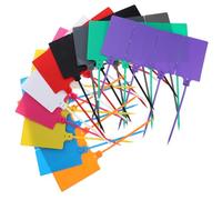 GALPADA Cable de Pp para Etiquetado de Equipaje de Plástico 100 Etiquetas Fáciles de Identificar y Uso Conveniente Color Aleatorio para Logística y Envíos