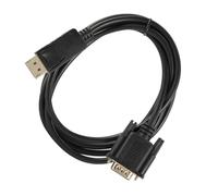 GALPADA Cable Displayport Vga Macho Macho con Botón de Liberación Compatible con Monitor Proyector PC Laptop