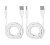 GALPADA Cable USB a Cc 3,5x1,35 Mm de 1,5 M Cable de Alimentación USB a Cc Pack de 2 Unidades Compatible Mini Ventilador Cámara Altavoz y Dispositivos Recargables