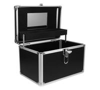 GALPADA Caja de Almacenamiento para Maquillaje Grande con Cierre Metálico Seguro Organizador Profesional de Cosméticos y Maletín de Viaje Resistente para Guardar Productos de Belleza