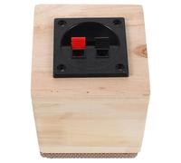 GALPADA Caja de Altavoces para Coche de Madera Maciza Tamaño 15 Pulgadas Red Antipolvo Incluida Caja Vacía para Subwoofer y Audio de Vehículo Compatible Camiones y Sistemas de Sonido