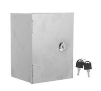 GALPADA Caja de Enchufe con Cerradura Antirrobo de Acero Inoxidable y Diseño para Actividades al Aire Libre y Calles Comerciales