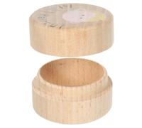 GALPADA Caja de Madera para Primer Corte de Pelo de Niña Caja de Recuerdo Personalizada para Almacenar Mechón Contenedor Protector para Guardar Pelo Infantil Regalo Especial para