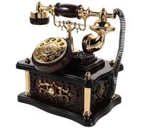 GALPADA Caja De Música De Teléfono Clásica Vintage Figura De Teléfono Retro De Escritorio Función De Caja De Música para Decoración De Hogar Oficina y Bar
