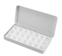 GALPADA Caja Mezcladora de Pigmentos de Acuarela de Hierro y Plástico, Práctica y Fácil de Usar para Almacenamiento Profesional y Artístico de Colores