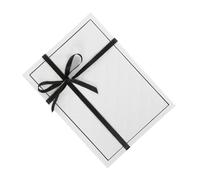 GALPADA Caja Plegable Blanca con Lazo Decorativo Contenedor Versátil para Presentaciones Sofisticadas para Cumpleaños y Celebraciones Especiales