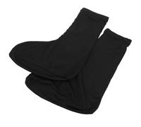 GALPADA Calcetines de Playa Impermeables Negros Talla L Polainas Altas Transpirables y Flexibles para Senderismo Ciclismo y Deportes Acuáticos Cubrezapatos Antipolvo y Antideslizantes