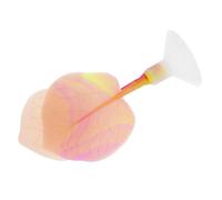 GALPADA Cama de Descanso para Betta de Color Amarillo Hecha de Silicona para Peceras y Acuarios con Función de Ocultamiento y Cría Diseño de Planta Artificial para Decoración