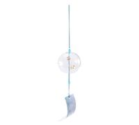 GALPADA Campanillas de Viento de Vidrio Estilo Japonés Libélula para