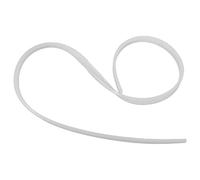 GALPADA Canal de Tira de LED Forma en U de Pvc Blanco, Cubierta Lineal para Disipación de Calor y Fácil Instalación en Iluminación de Hogar y Exteriores