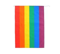 GALPADA Capa Arcoíris para Fiesta Gay Lgbt, Capa de Tela Ligera y Duradera, Accesorio de Utilería para Celebración y Desfile, 1 Pieza Colorido Orgullo Gay