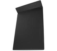 GALPADA Carpeta para Cheques A4 Negro Tarjetero y Ranura para Bolígrafo, Tablero de Escritura de Cuero para Caja Registradora, Uso en Restaurantes y Bares