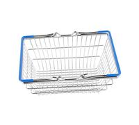 GALPADA Carro Compra Mini Cesta De Hierro para Juguetes Cesta Decorativa para Casa De Muñecas Almacenamiento De Libros