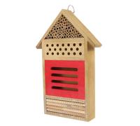 GALPADA Casa de Madera para Abejas Hotel para Solitarios Colmena Ecológica Diseño B para Jardín y Apicultura Protección Natural para Polinizadores
