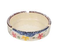 GALPADA Cenicero De Cerámica Hogar Cenicero Vintage y Compacto De Mesa Cualquier Habitación