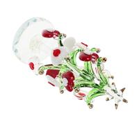 GALPADA Centro de Mesa de Cristal en Forma de Árbol Corazones, Adorno Romántico para San Valentín, Decoración Miniatura para Mesa, Decoración de Restaurante y Hogar, Pieza Artística
