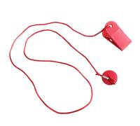 GALPADA Cerradura de Seguridad Roja para Máquina de Correr con Plástico Resistente y Porcelana, Bloqueo Fácil y Seguro para Cinta de Andar en Casa o Gimnasio
