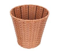GALPADA Cesta de Almacenamiento de Imitación Rattan para Cocina y Sala de Cubo de Basura Decorativo Capacidad Útil para Uso Familiar Diseño Rústico y Práctico