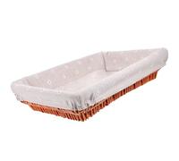 GALPADA Cesta Tejida de Lino con Forro de Tela para Almacenamiento de Frutas y Pan, Resistente a Roturas, Adecuado para Cocina y Restaurante con Diseño Rústico y Textura Delicada