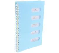 GALPADA Charuca Cuaderno Estructura de Espiral y 120 Páginas, Libro de Planificación del Hogar Portátil Papel Experiencia de Escritura Suave