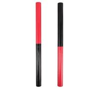 GALPADA Claves de Percusión de Madera Ergonómicas para Batería y Música Palillos para Caja y Panderos de Rojo y Negro para Baile y Eventos Culturales