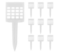 GALPADA Clavos para Diana de Tiro 12 Piezas, Plástico Blanco | Fijación Firme y Reposicionable, para Blancos de Espuma y Práctica en Patio, Reemplazo Rápido