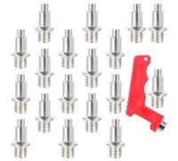 GALPADA Clavos para Zapatos de Atletismo 32 Piezas con Extractor, Accesorios para Carreras y Salto de Altura, Material Acero para Pista Plástica y Entrenamientos al Aire Libre
