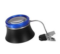 GALPADA Clip de Lupa con Lupa de reparación de Relojes joyero Herramienta de reparación de relojero aumentador Ojo Lente del Reloj Accesorio de Lupa joyería Lupa aleación de Aluminio