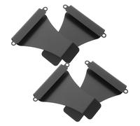 GALPADA Clip Metálico Delgado para Billetes y Tarjetas de Crédito 4 Piezas Acero Negro para Billetera Hombre y Mujer Accesorio Seguro Bolsillo Organizador Minimalista