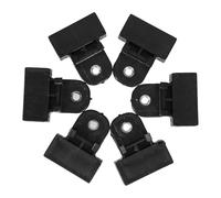 GALPADA Clip para Canal de de Puerta y Ventana, 6 Piezas de Plástico Negro, Soporte para Regulador de Ventana de Coche y Camión, Kit de Clips para Reparación y Fijación