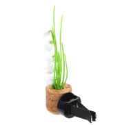 GALPADA Clip para Ventilación de Coche Difusor de Aromas, Diseño Creativo en Forma de Maceta Pequeña, Material de Corcho y Plástico, Fácil de Usar para Interiores de Automóvil
