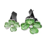 GALPADA Clips de Ventilación Coche Aroma Cristal Trébol Suerte 2 Piezas Verde Decorativo para Interior Automóvil Primavera Verano Aromaterapia Obsequio Automotor