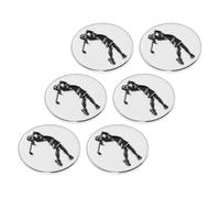 GALPADA Clips metálicos para Gorra y marcadores de Bola de Golf de Acero manganeso, Paquete de 6 para Hombres en recorridos de Golf y Actividades al Aire Libre