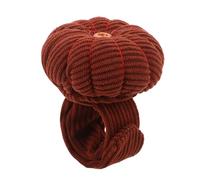 GALPADA Cojín de Aguja para Muñeca de Tela Aterciopelada Café Alfiletero Ajustable con Banda Elástica para Coser Soporte Antifatiga para Costura y Bordado Alfiletero Práctico para