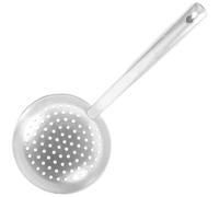 GALPADA Colador de Pasta de Aluminio 16 Cm Cuchara Ranurada Ligera para Cocina Hogar Restaurante Mango Largo y Orificio para Colgar Utensilio Cocina Colador de Fideos