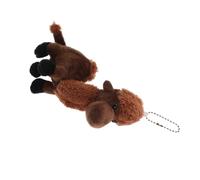 GALPADA Colgante Camello pequeño Favor de Fiesta decoración Adorno Colgante Muñeca Puntada de Peluche estatuilla de Escena del Desierto Adornos de Mochila Escolar Felpa Café