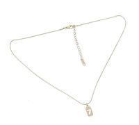GALPADA Collar Colgante de Mujer con Número 7 Dorado, Cadena de Clavícula de Acero Inoxidable, Diseño Creativo y Elegante para Fiestas y Uso Diario