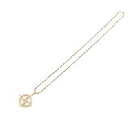 GALPADA Collar de Oración Católica Cruz de Santa Brígida Dorada Colgante de Crucifijo Unisex Joyería Religiosa para Hombre y Mujer Cadena Ligera para Uso Diario y Celebraciones
