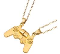 GALPADA Collar de Pareja para Hombres y Mujeres Colgante de Controlador de Juego Cadena de Relación Juego para Compañeros y Jugadores