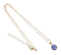 GALPADA Collar de Protección Turco Colgante de Ojo Azul, Cadena Ajustable de Aleación para Decorar Tu Coche o Espacio Interior