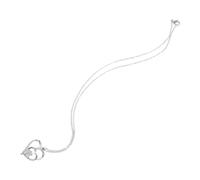 GALPADA Collar Huella De Pata De Mascota y Dije De Corazón Para Mujeres y Niñas Para Recordar Su Perro o Gato