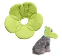 GALPADA Collar Isabelino para Mascotas de Tela Flexible y Ligero Diseño Único de Cierre, Cono Protector Adecuado Recuperación de Cachorros y Perros