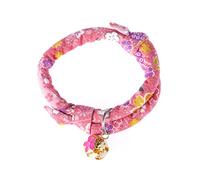 GALPADA Collar para Perro Ajustable de Algodón con Pequeño Cascabel, Diseño de Campana para Paseo de Perros y Gatos, Accesorio Funcional Moda