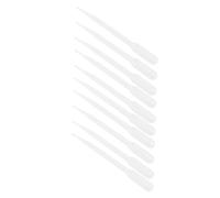 GALPADA Comedero para Camarones Salmuera y Coral, Tubo Largo De Plástico Transparente, 3 Ml, 10 Piezas, Alimentación Acuática para Peces Marinos y Guppies