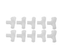 GALPADA Conector de Varilla Multiusos para Armario de Lona, Enlace de Barra de Armario de Plástico Engrosado, Diámetro Interior 12 Mm, 10 Piezas, Accesorio de Cuatro Vías para Organizador