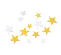 GALPADA Confeti de Estrellas de Resina en Forma de Estrella Plateada para Decoración de Fiesta y Cumpleaños, Relleno para Invitaciones y Botellas Transparentes, Paquete de 60g